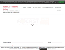 Tablet Screenshot of ferrex.pl